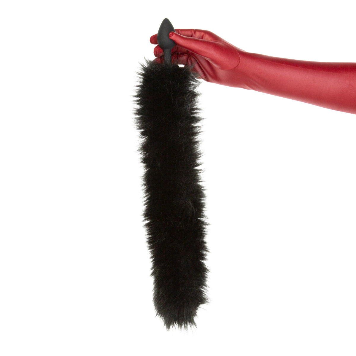 Punishment - Fox Tail Silicone Anal Plug – Black