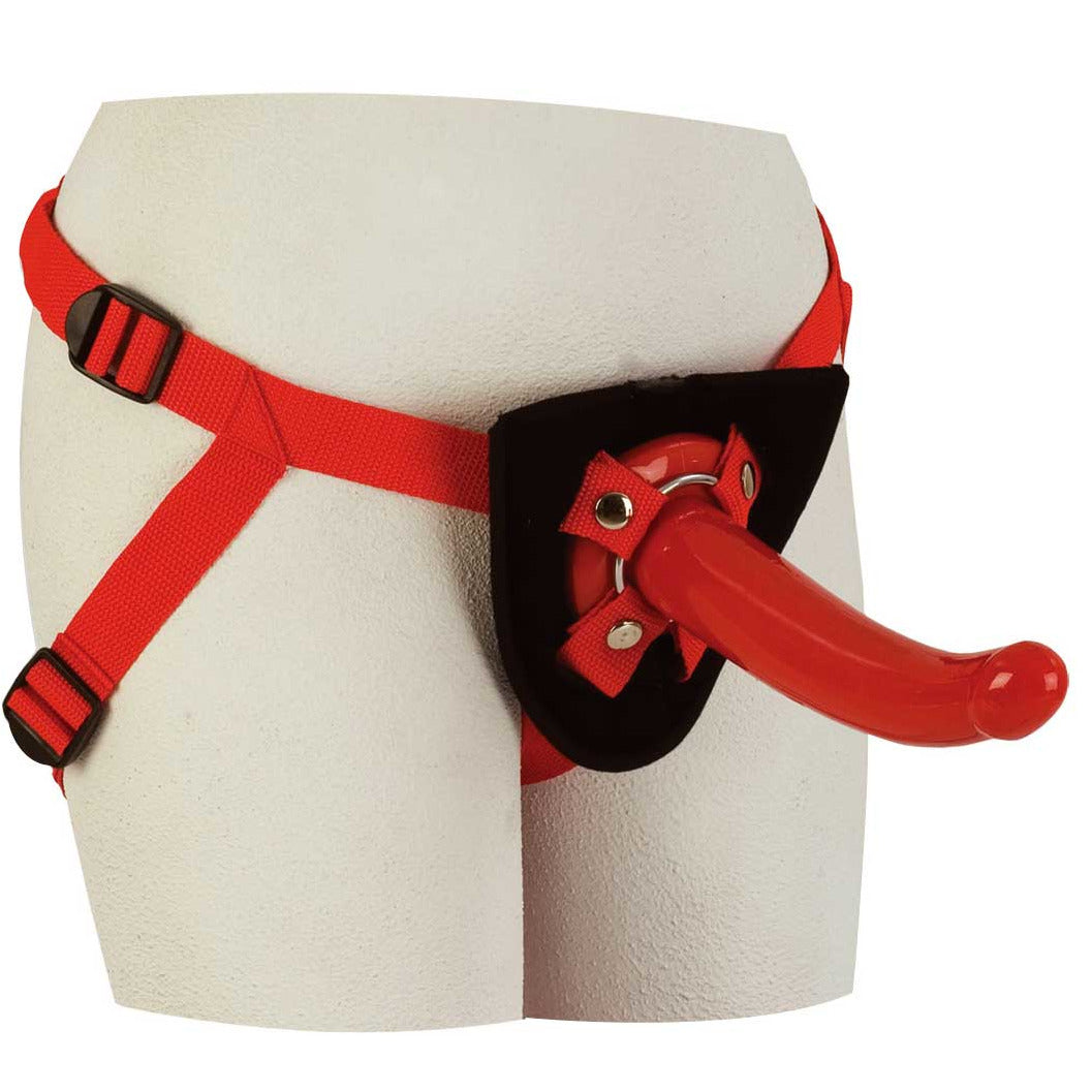 CalExotics Red Rider Harness with Dong