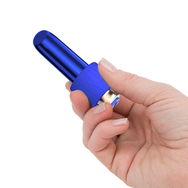 Swan® - Maximum Bullet Vibrator + Silicone Comfy Cuff – Blue