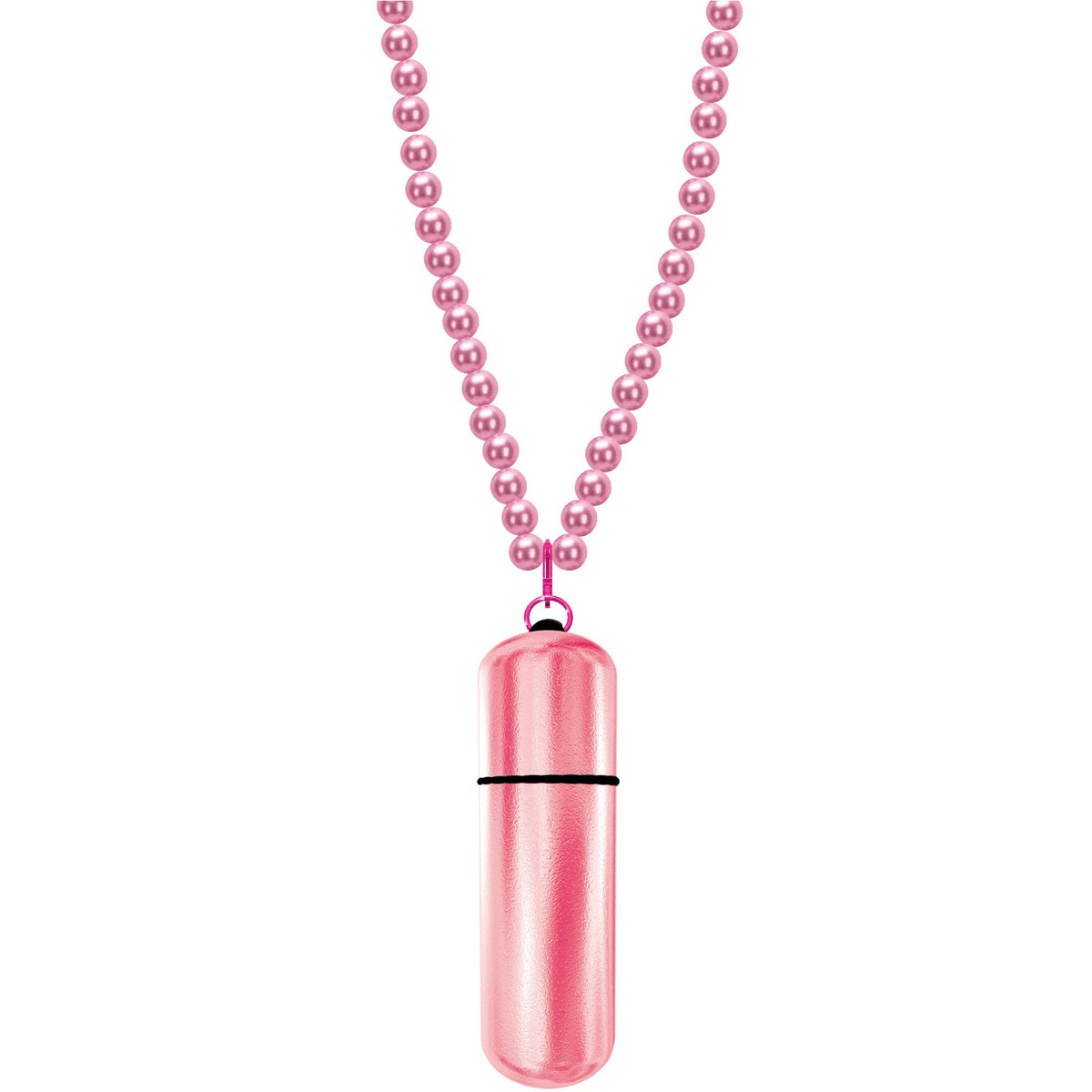 PowerBullet MiVibe Bullet Vibrator Necklace - Battery Operated - Pink
