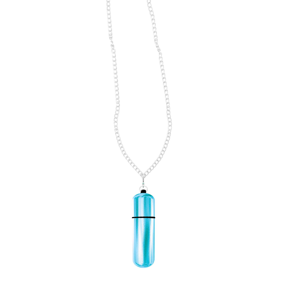 PowerBullet MiVibe Bullet Vibrator Necklace - Battery Operated - Teal