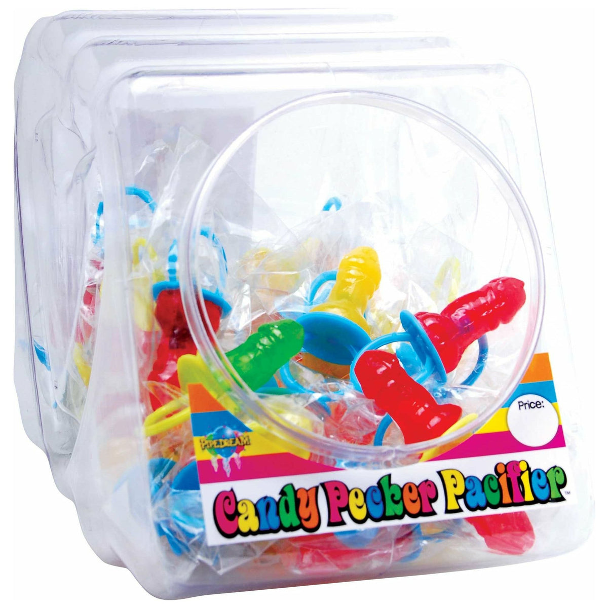 Pipedream Products Candy Pecker Pacifier ~ Display of 48