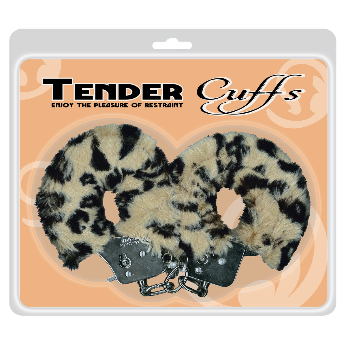 Tender Cuffs Furry Handcuffs - Leopard