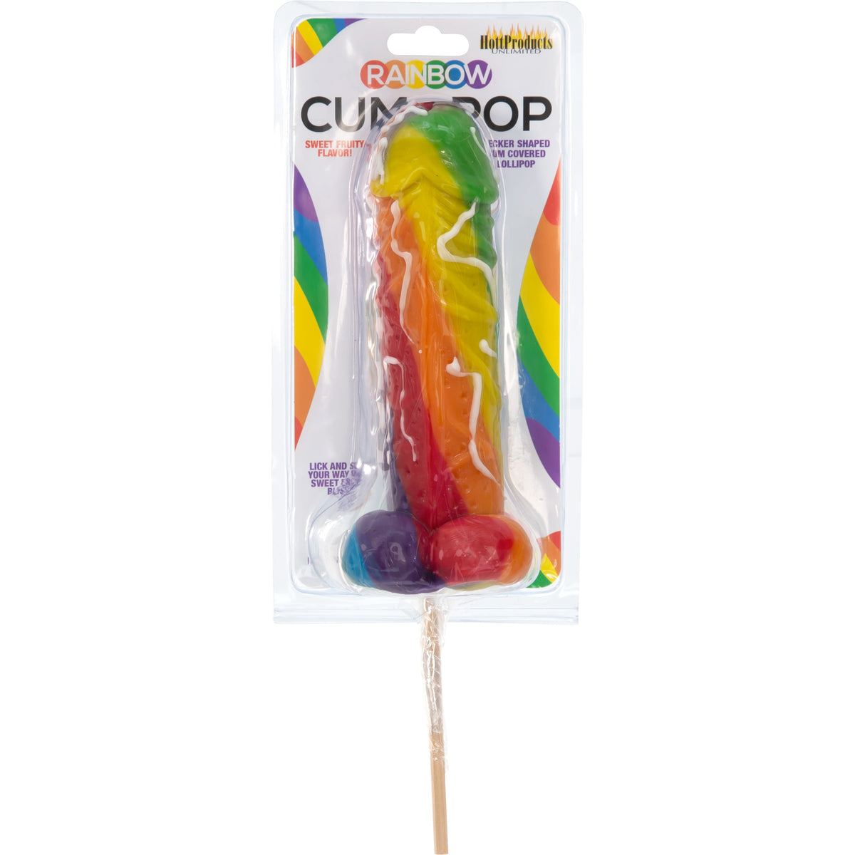HottProducts Cum Cock Pop - Rainbow