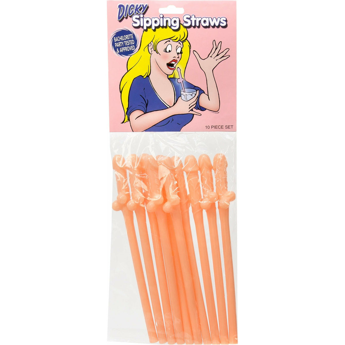 TYTF Dicky Sipping Straws- 10pc Set