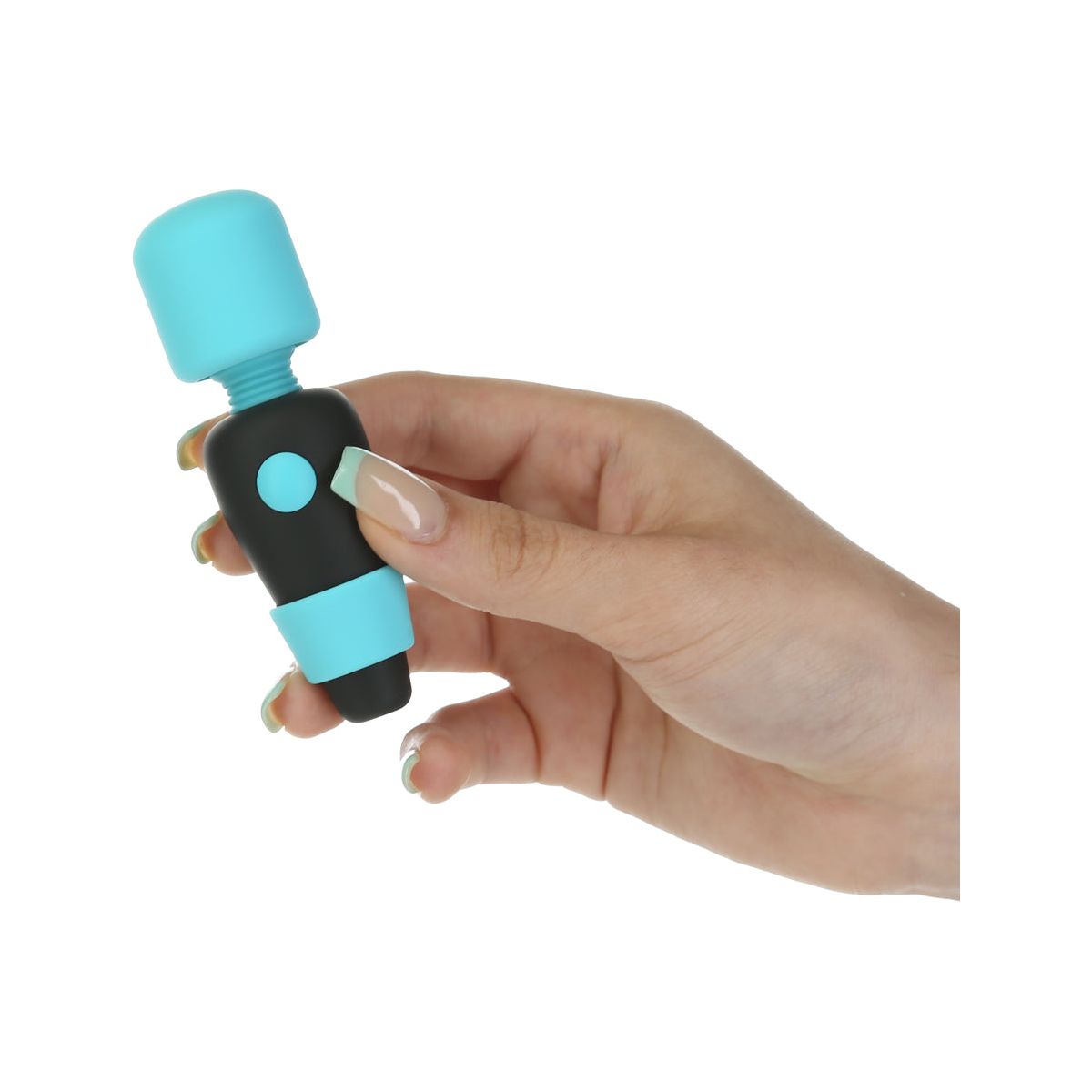 Pure Love - Pocket Wand Massager - Teal - BMS Enterprises Pure Love - Pocket Wand Massager - Teal - BMS Enterprises