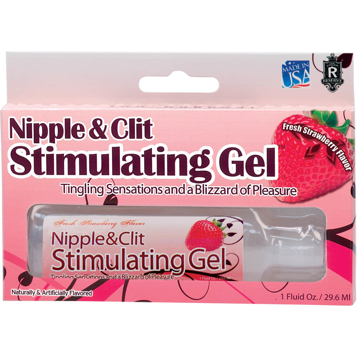 Doc Johnson Nipple &amp; Clit Stimulating Gel - Strawberry