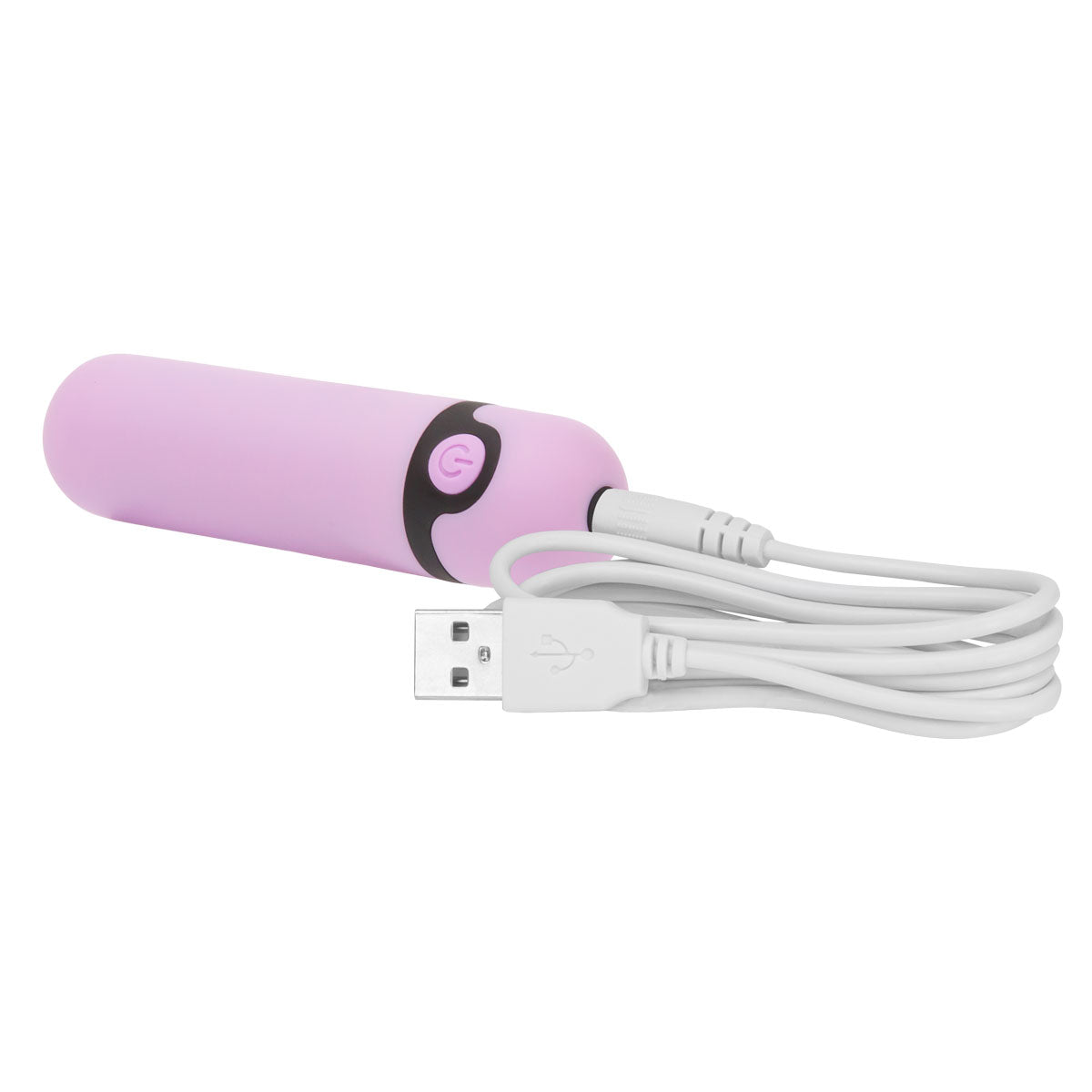 Pure Love - Rechargeable Vibrating Bullet 3.5 in. Purple - BMS Enterprises Pure Love - Rechargeable Vibrating Bullet 3.5 in. Purple - BMS Enterprises