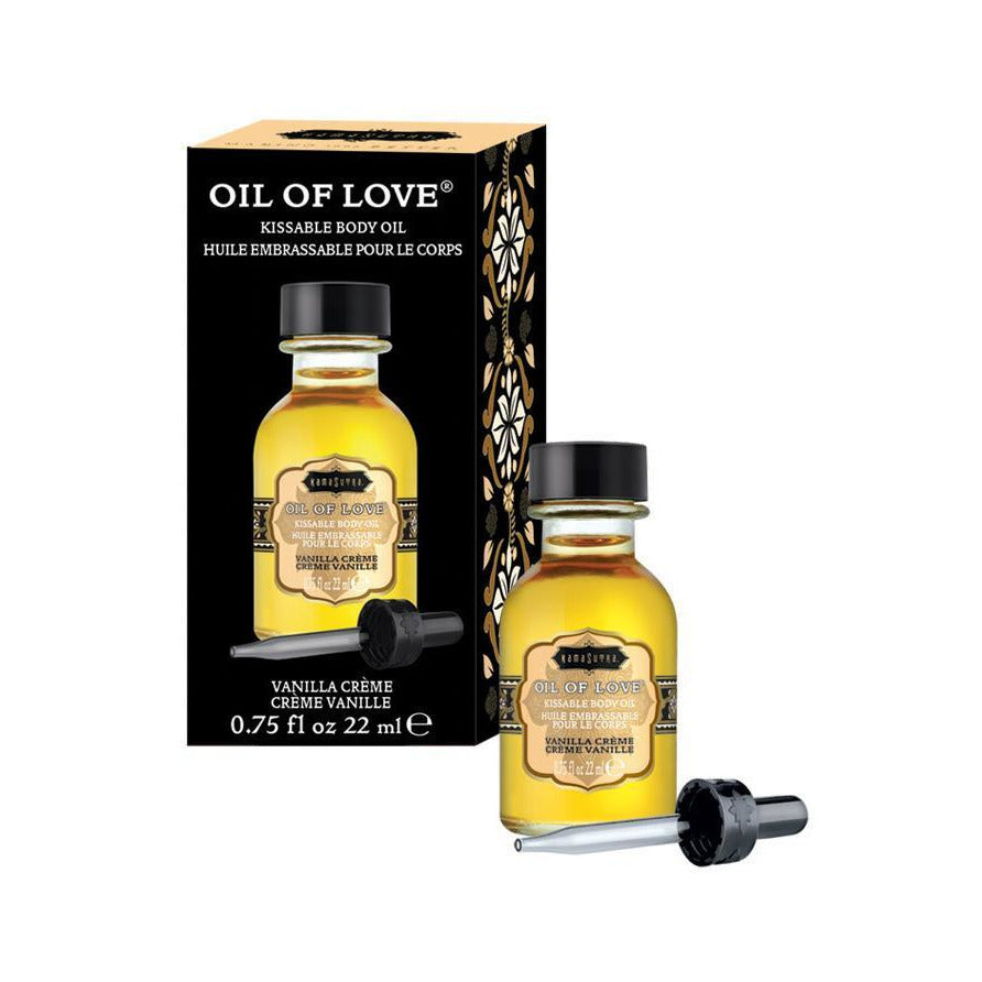 Kama Sutra Oil of Love - Kissable Body Oil - Vanilla -  22 ml / 0.75oz