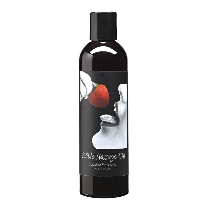 Earthly Body Edible Massage Oil - Strawberry