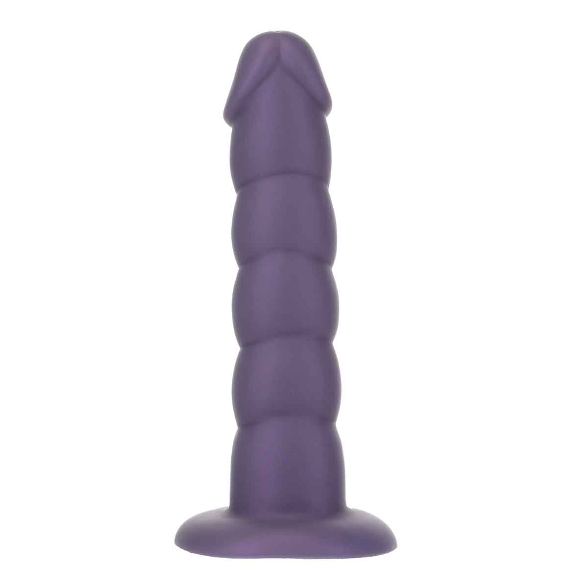 Pure Love 9.5" Twisted Dong - XL - Purple