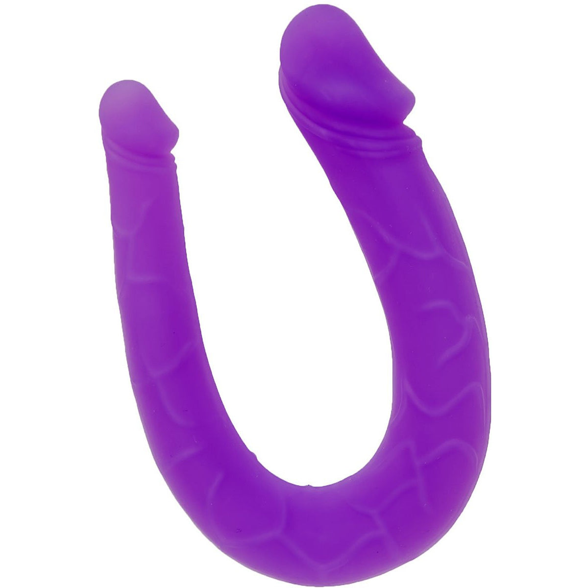 Seven Creations Silicone Double Mini Double Penetration Dong - Purple