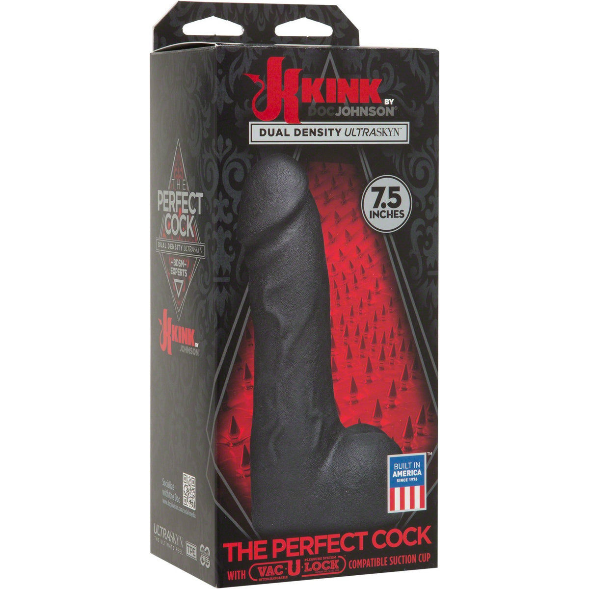 Doc Johnson Kink - The Perfect Cock 7.5 Inch with Removable Vac-U-Lock Suction
