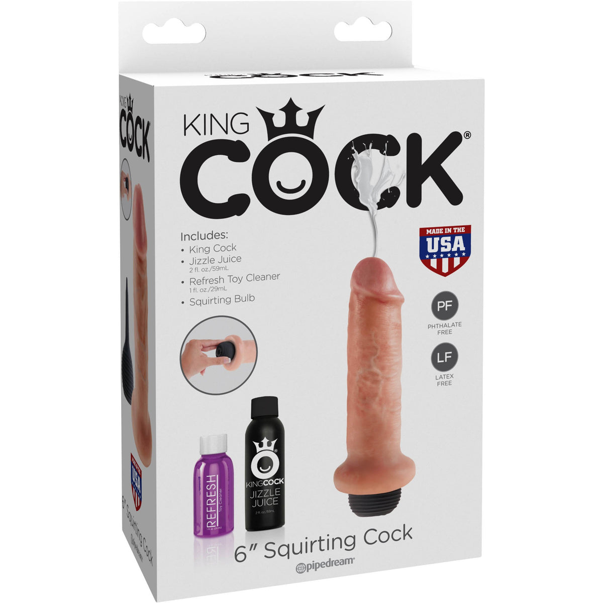 Pipedream Products King Cock 6&quot; Squirting Cock