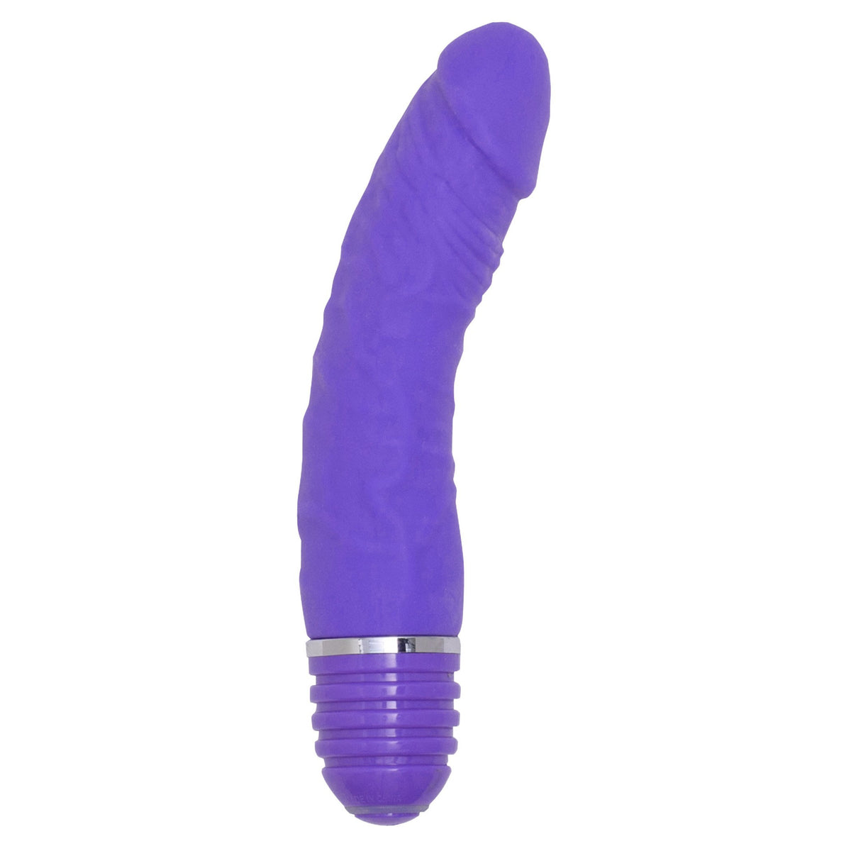 NMC 6&quot; Silicone Bendable Buddy Vibrator - Purple