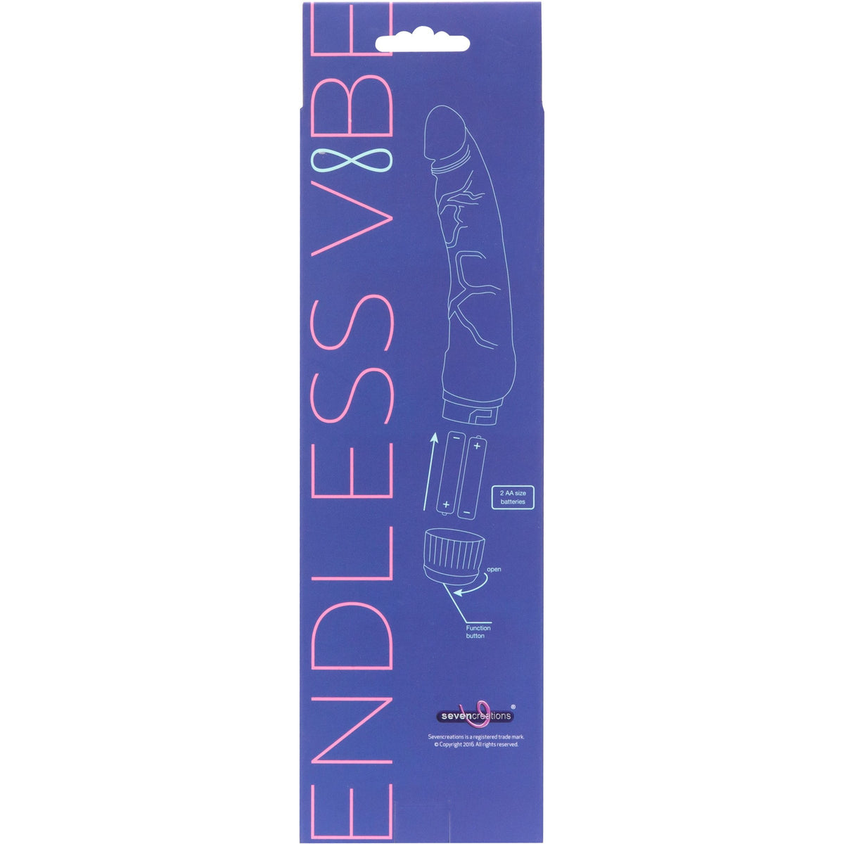 Seven Creations Endless Vibe 100 Function Waterproof Silicone Vibrator