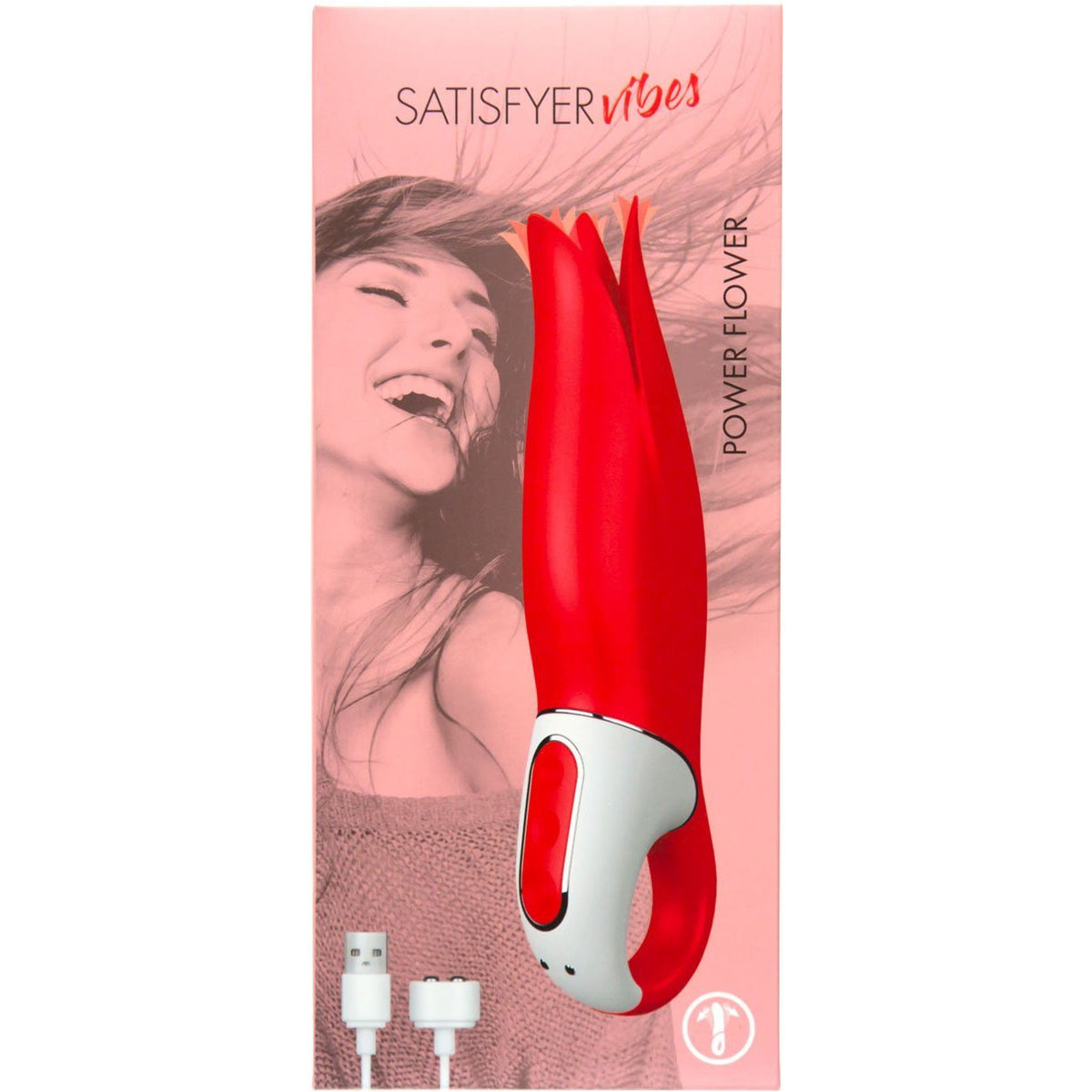 Satisfyer Flower Power Vibrator - Red