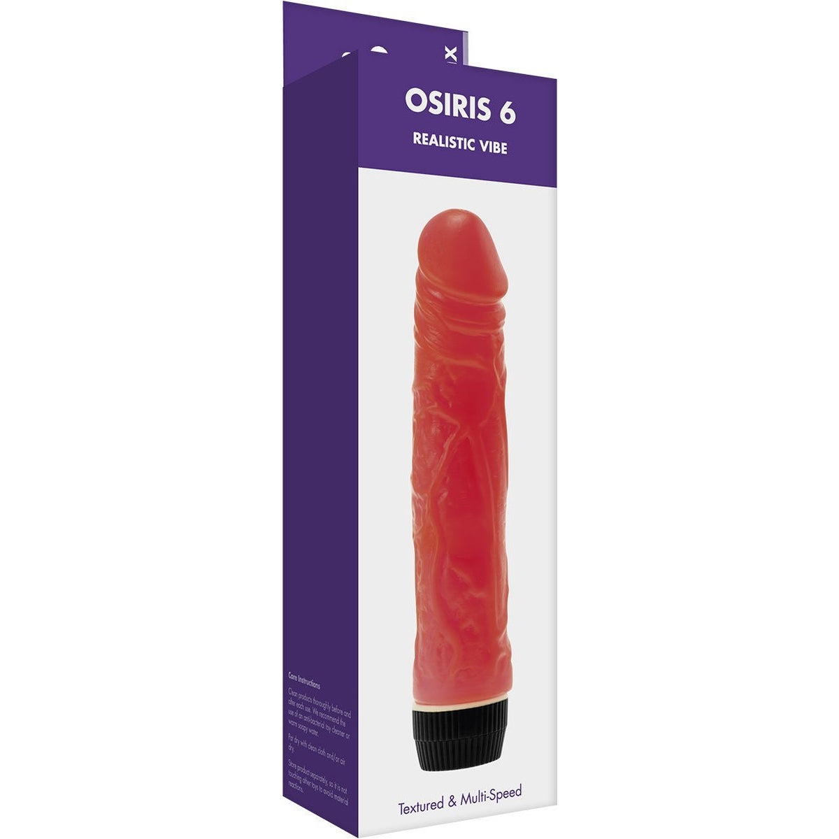 Kinx Osiris - Red Realistic Vibrator - 6&quot;
