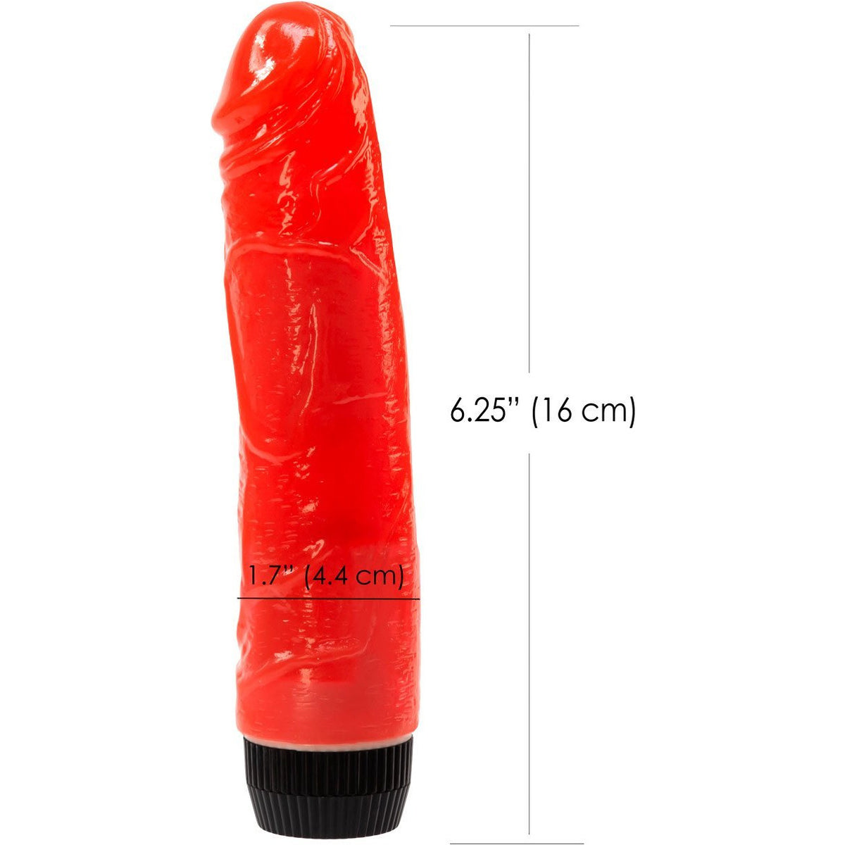 Kinx Osiris - Red Realistic Vibrator - 6&quot;