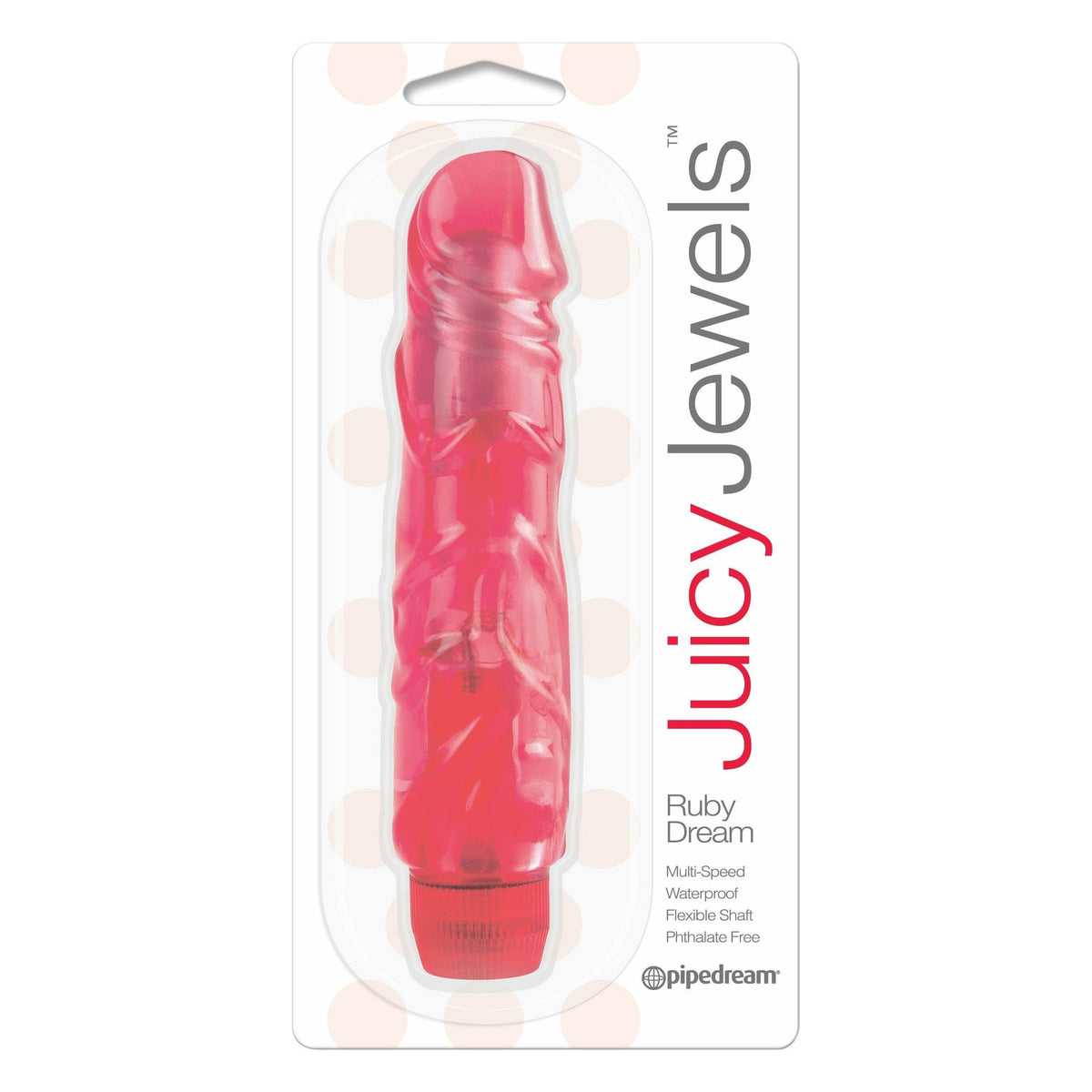 Pipedream Products Juicy Jewels Ruby Dream Vibe Red