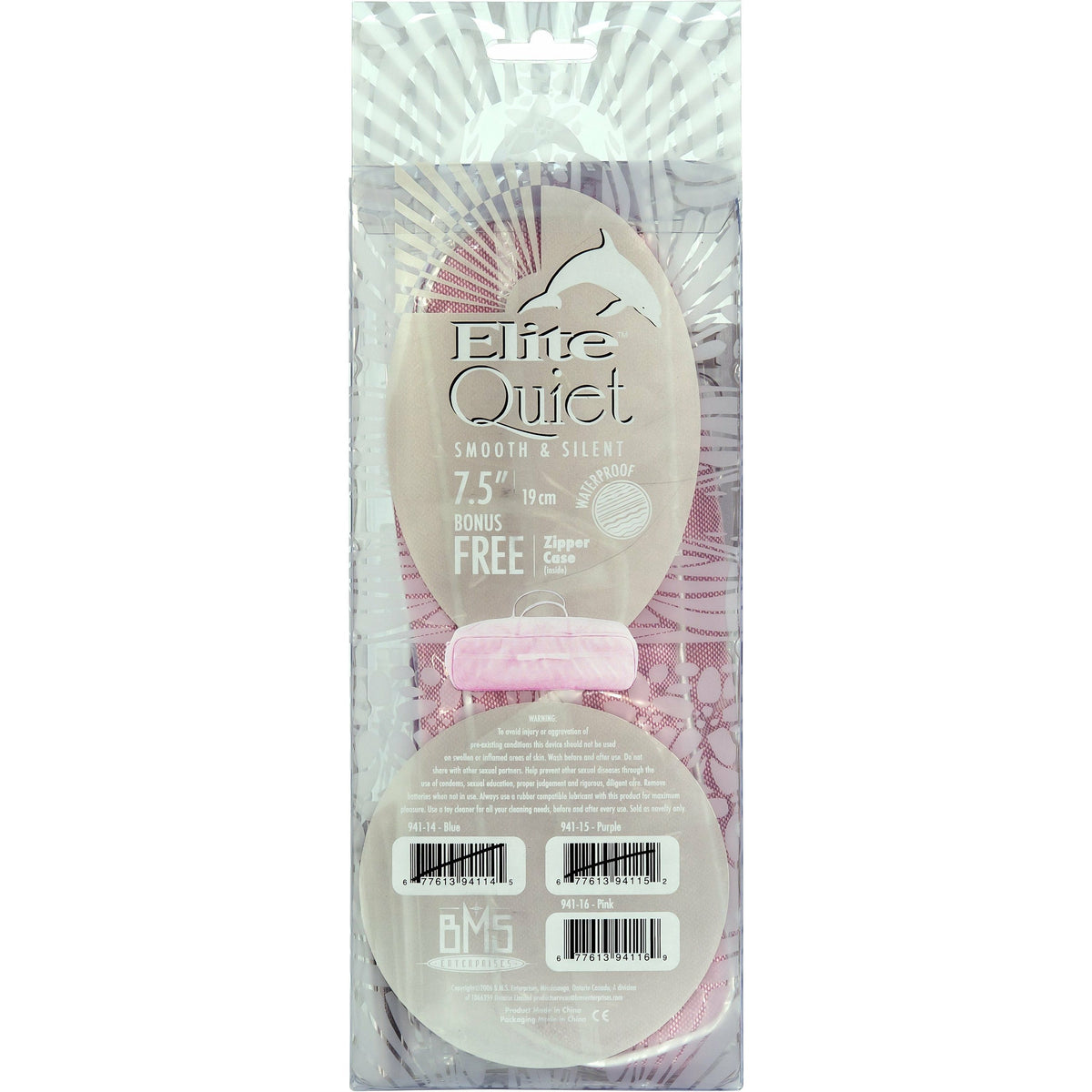 Nanma Elite Quiet Dolphin Vibrator - Pink