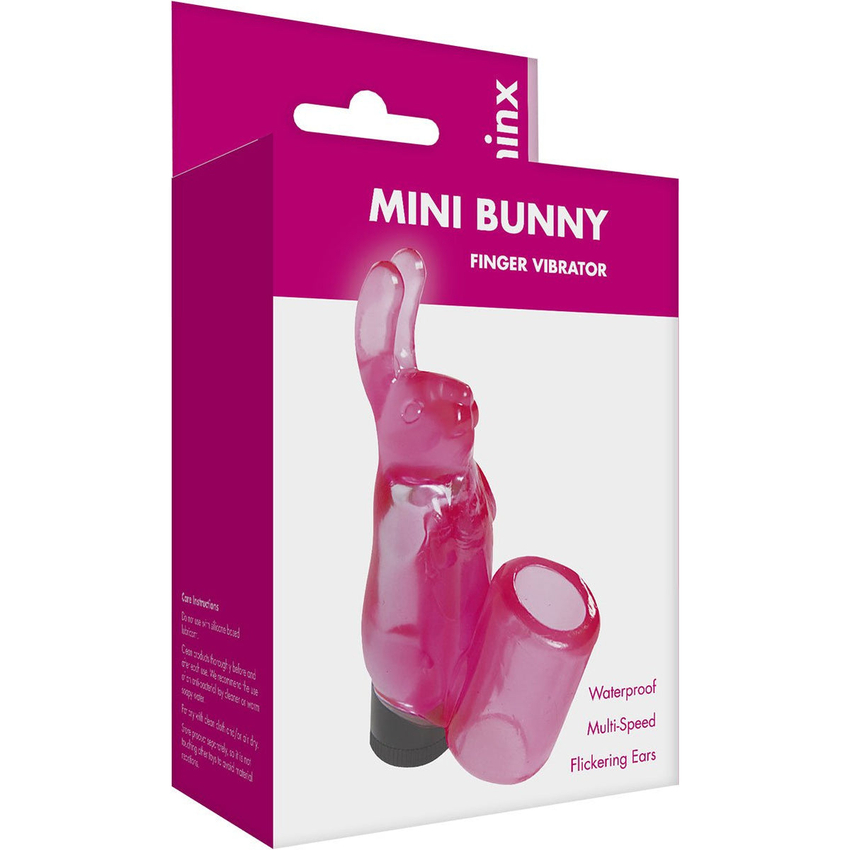Minx Mini Bunny Finger Vibrator - Pink
