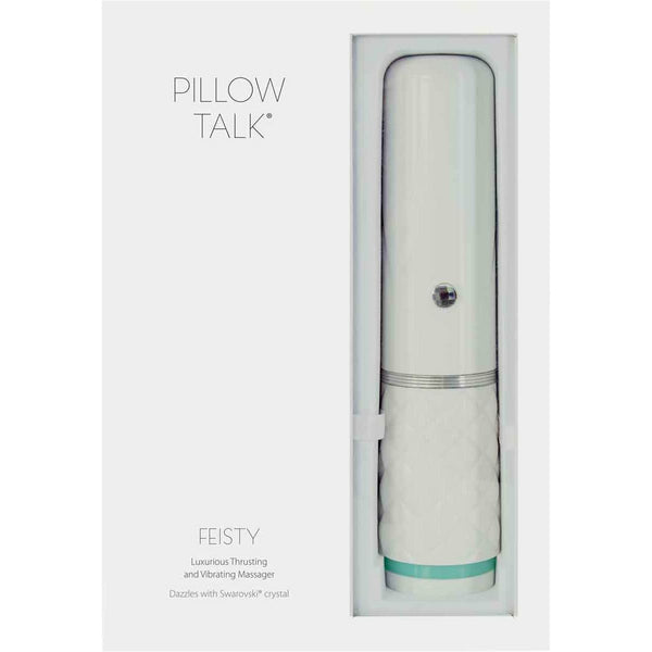 Pillow Talk Feisty - Thrusting Vibrator - Teal