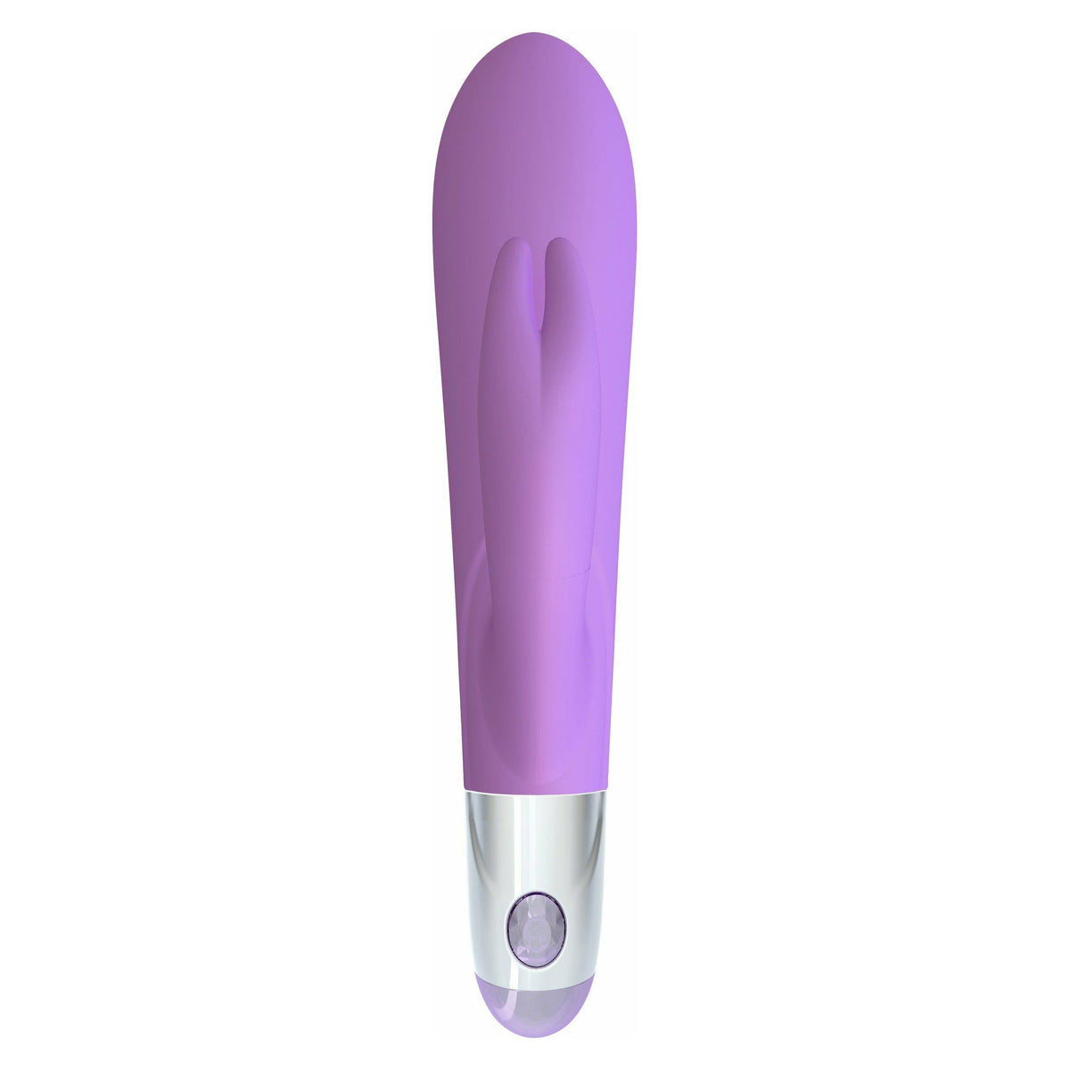 Mae B Lovely Vibes - Rabbit Shaped Soft Touch Twin Vibrator - Purple