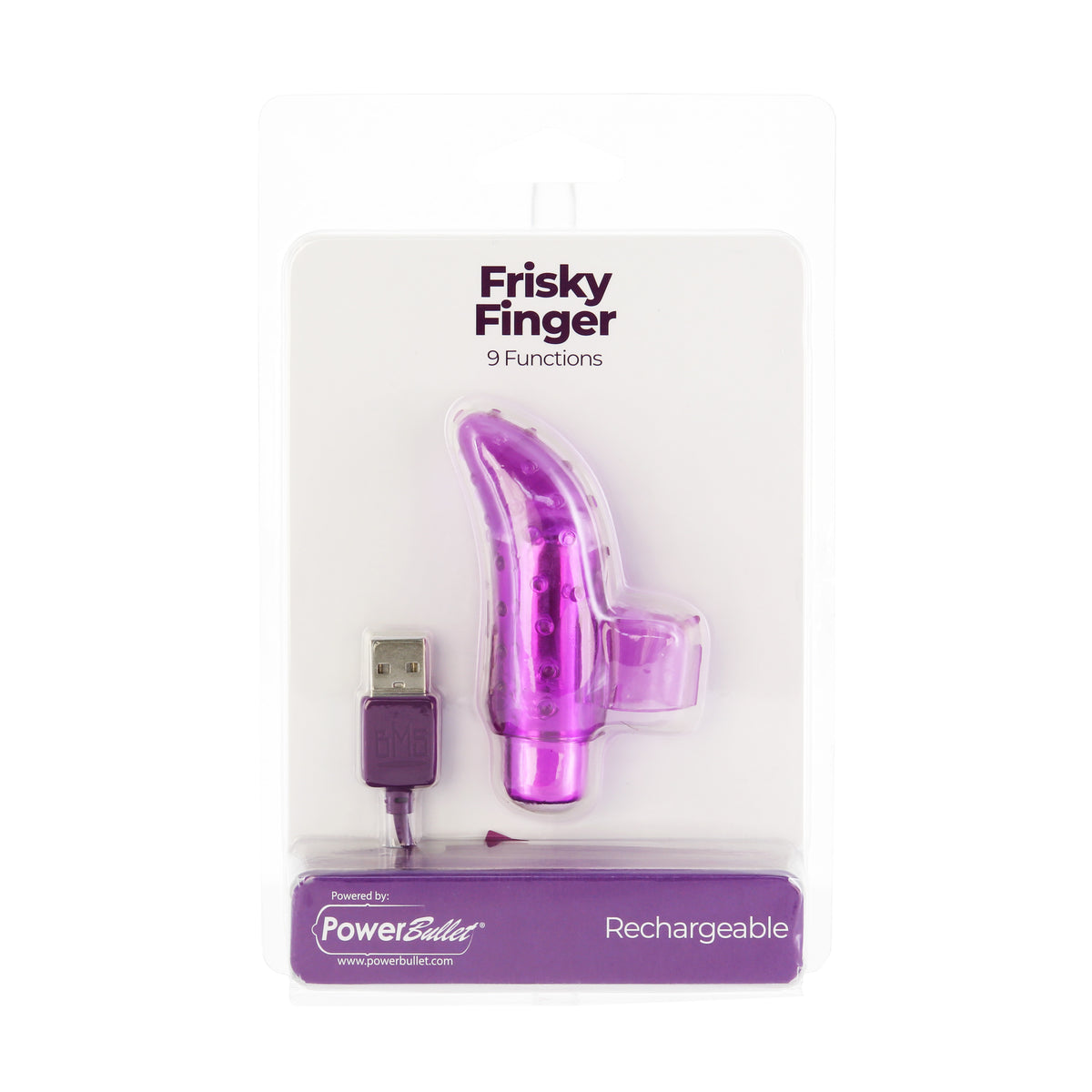 PowerBullet Frisky Finger - Rechargeable - Purple