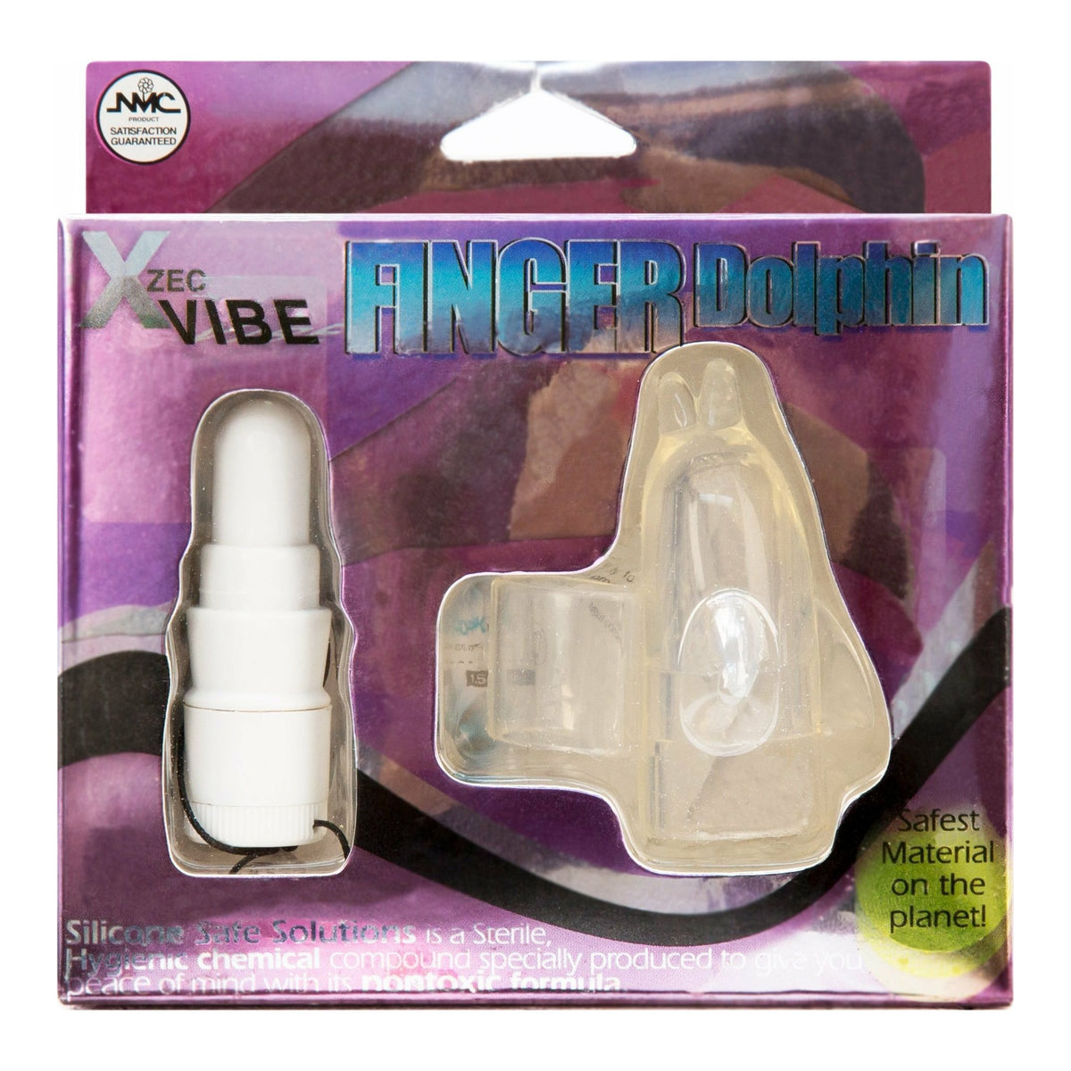 NMC Dolphin Finger Vibrator - Clear