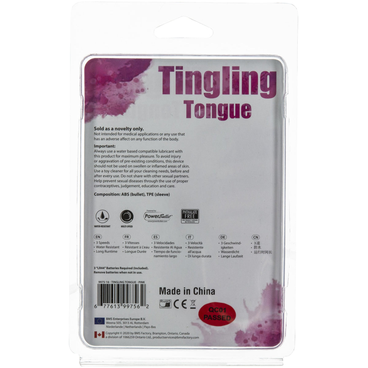 PowerBullet Tingling Tongue - Pink
