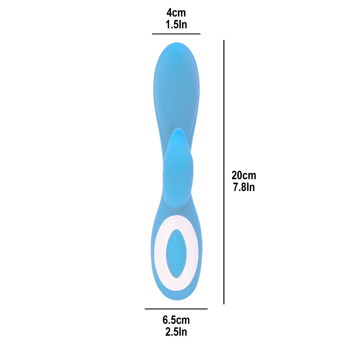 Pure Love® - G-Spot Rabbit-Style Vibrator – Blue