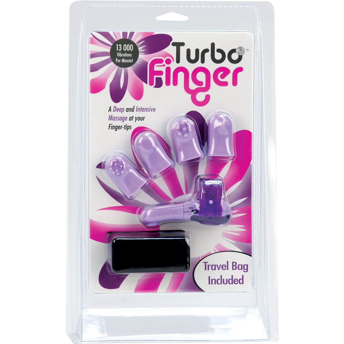Turbo Finger 5 In 1 Massager - Purple