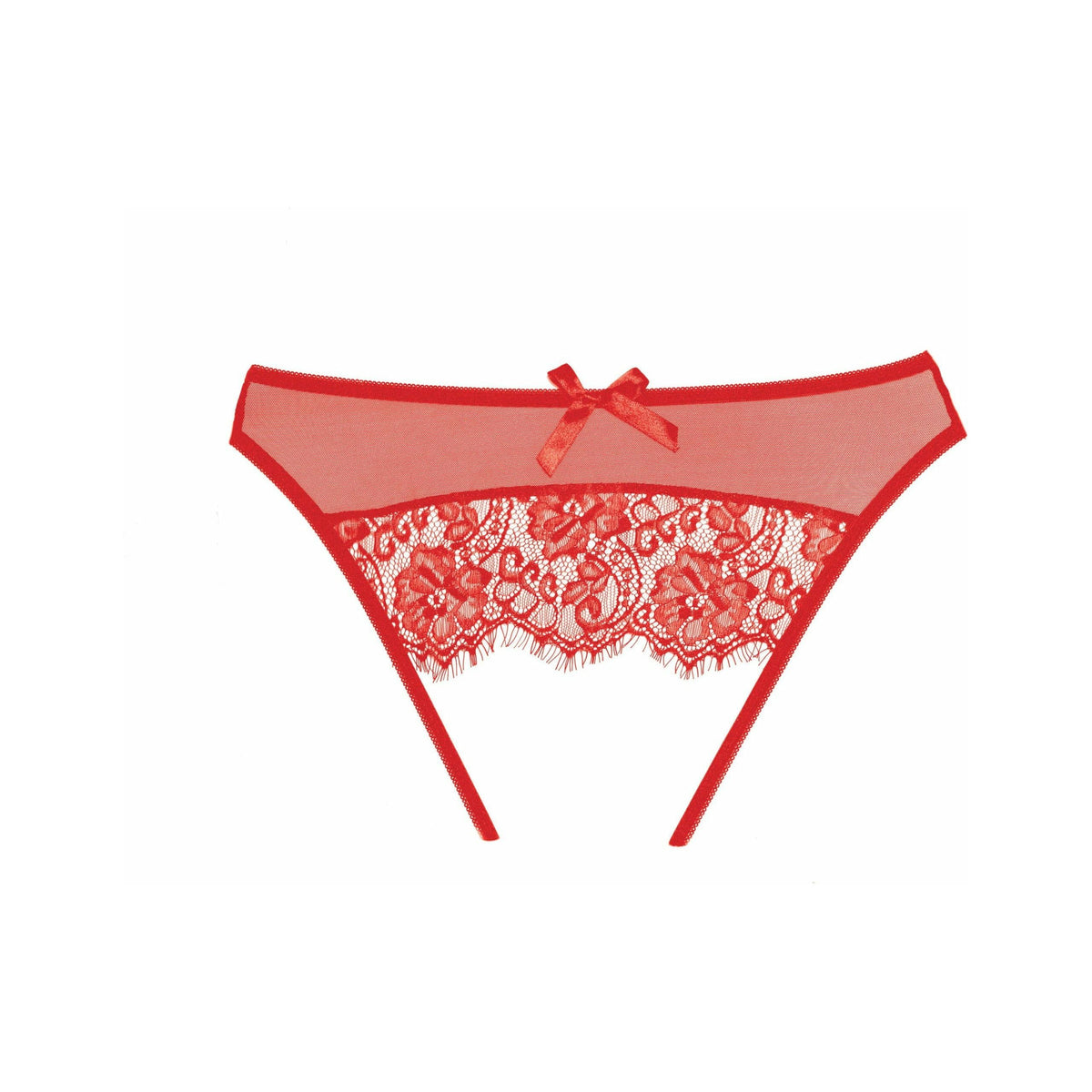Allure Adore - Expose Red Panty - O/S