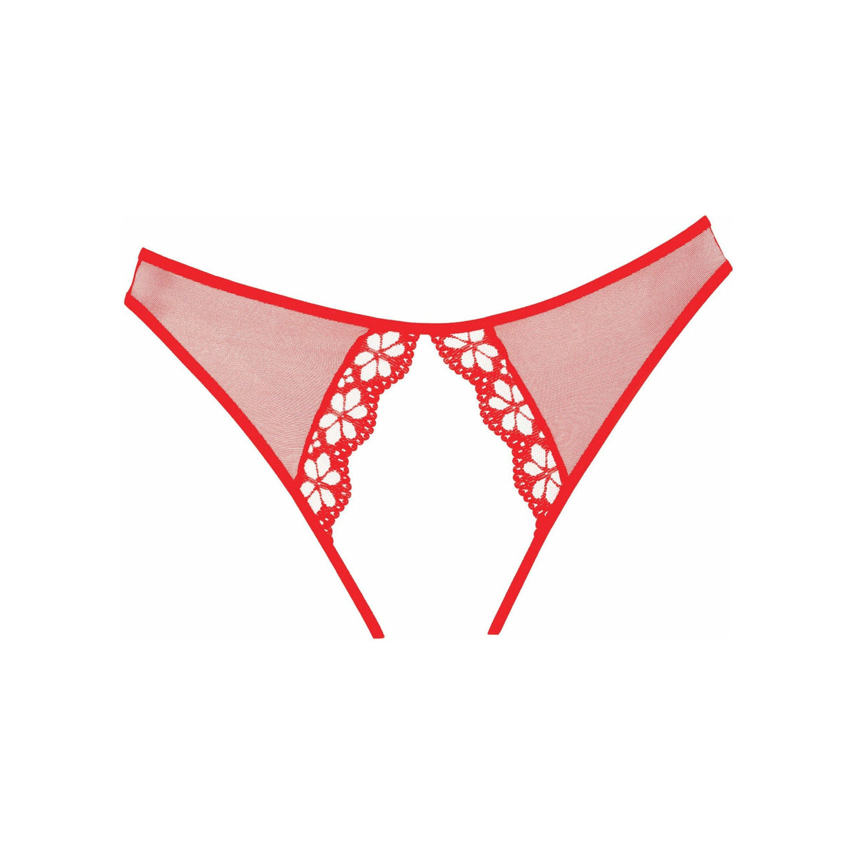 Allure Adore – Mirabelle Plum Panty – Red – One Size