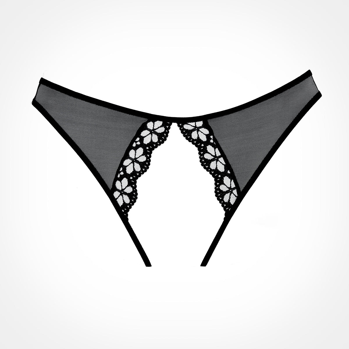 Allure Adore – Mirabelle Plum Panty – Black – One Size