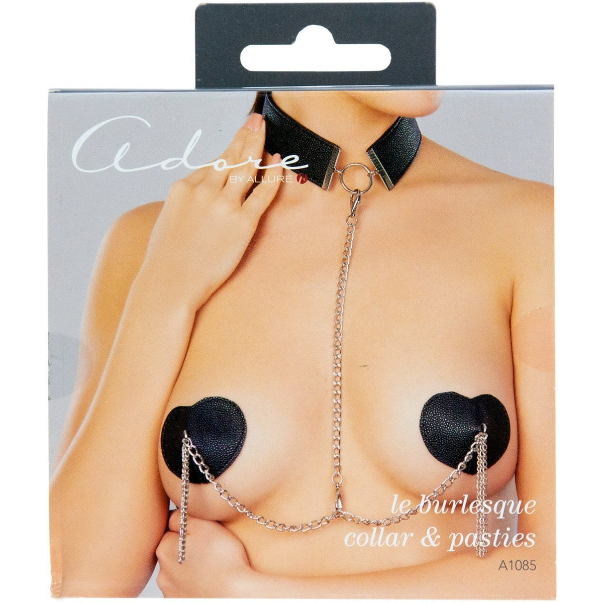 Allure Adore – Collar  with Detachable Heart Pasties