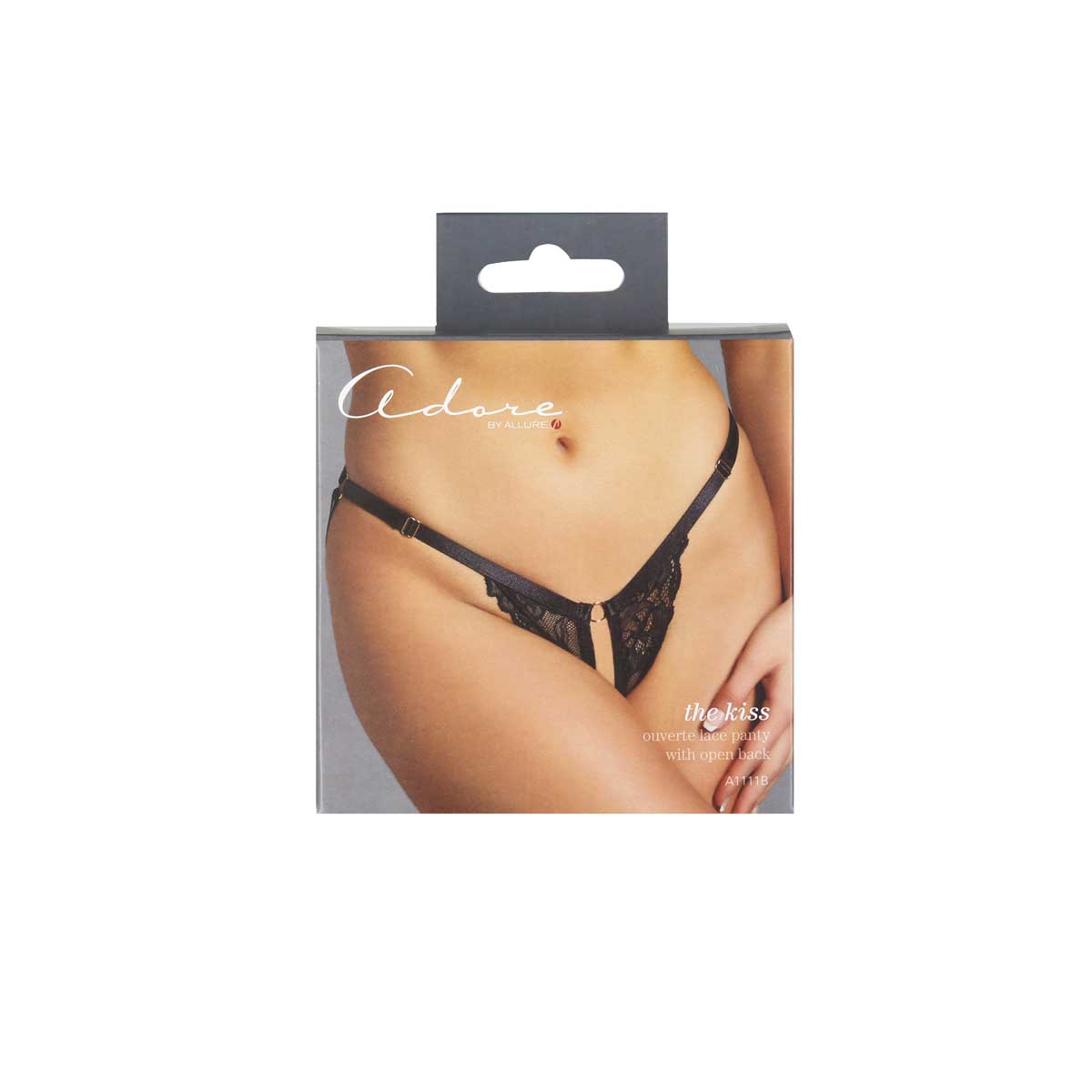 Allure – Adore – The Kiss Panty – Black – One Size