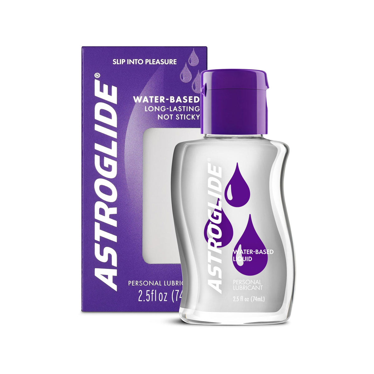 Astroglide Water-Based Lubricant – 2.5 oz/74 ml