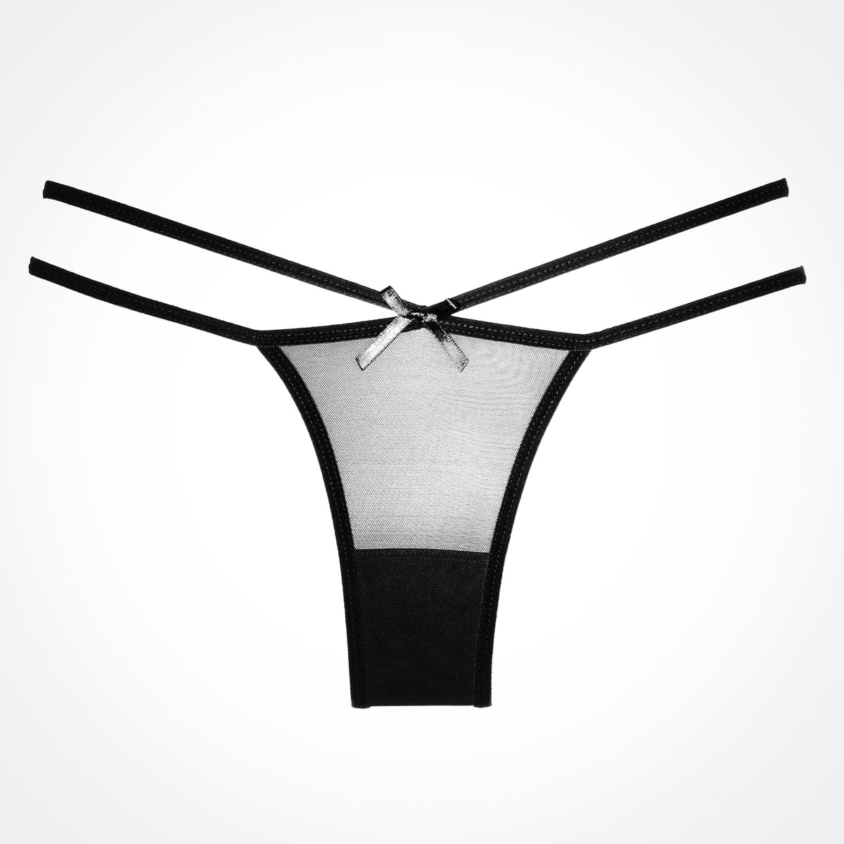 Allure Adore – Naughty Vanilla Panty – Black – One Size