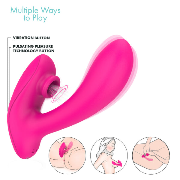 Pure Love - Pulsating Pleasure Dual Vibrator - Stacy's Dog - BMS Enterprises Pure Love - Pulsating Pleasure Dual Vibrator - Stacy's Dog - BMS Enterprises