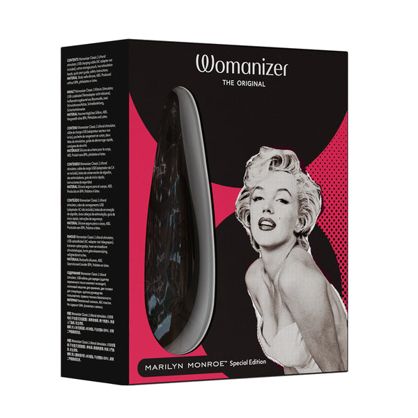 Womanizer - Marilyn Monroe™ Special Edition - Clitoral Stimulator - Black Marble
