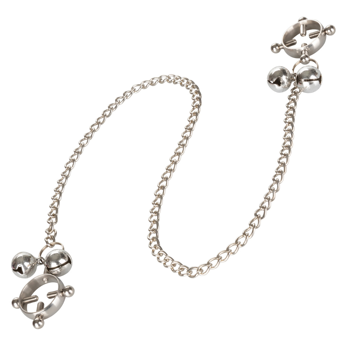 CalExotics Nipple Grips – 4-Point Nipple Press with Bells
