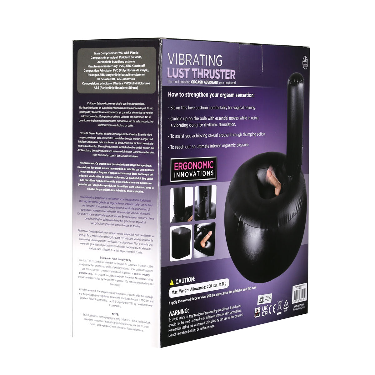 Excellent Power - Vibrating Lust Thruster - Orgasm Assistant - Black - BMS Enterprises Excellent Power - Vibrating Lust Thruster - Orgasm Assistant - Black - BMS Enterprises