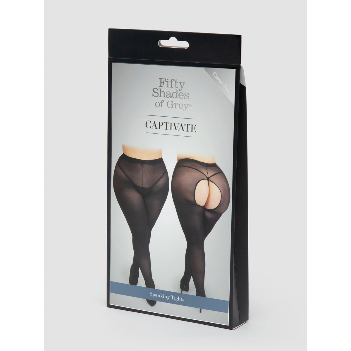 Fifty Shades of Grey® Captivate Spanking Tights - Black - Curve Size