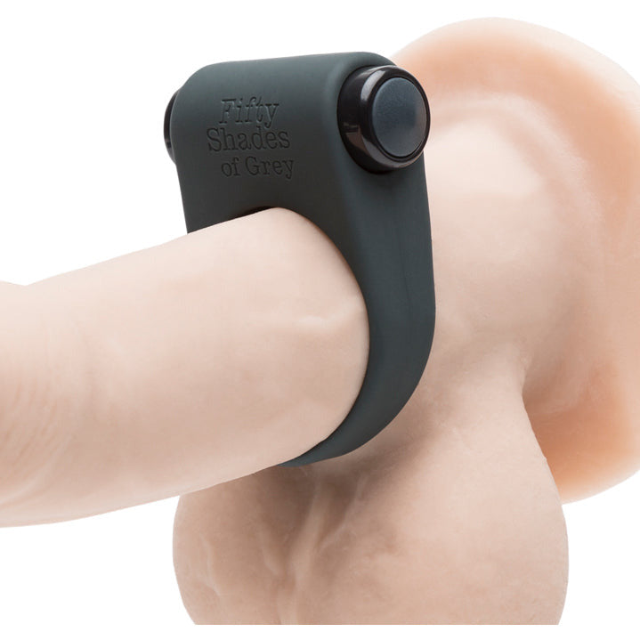 Fifty Shades of Grey Feel It Baby! Vibrating Cock Ring - BMS Enterprises Fifty Shades of Grey Feel It Baby! Vibrating Cock Ring - BMS Enterprises