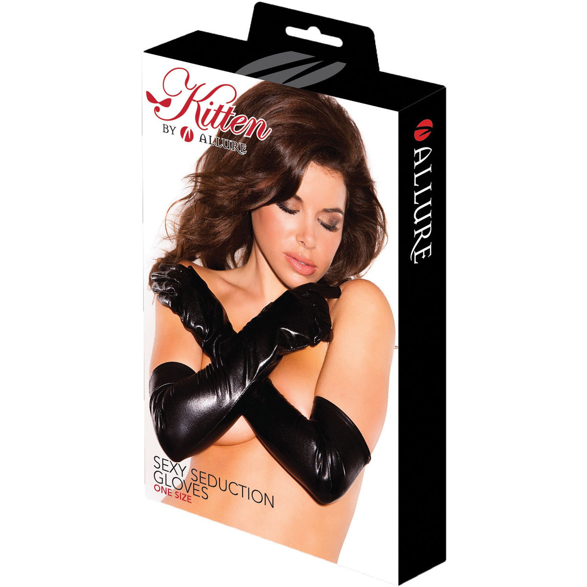 Allure Kitten - Sexy Seduction Gloves - Black - O/S