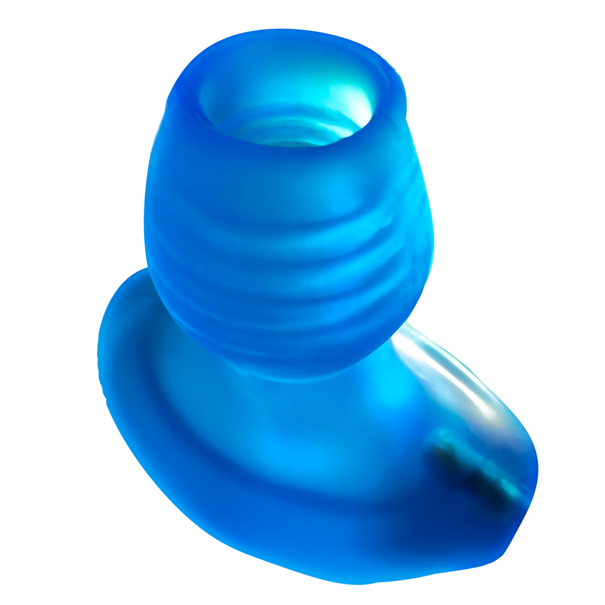 Oxballs Glowhole-2 Blue Morph LED Hollow Butt Plug - Blue - BMS Enterprises Oxballs Glowhole-2 Blue Morph LED Hollow Butt Plug - Blue - BMS Enterprises