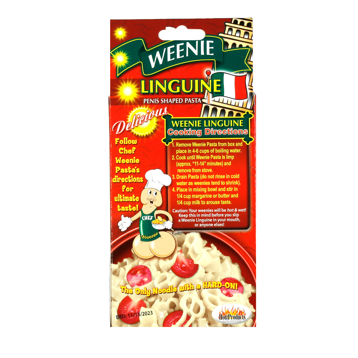 Hott Products - Weenie Linguine Penis Shaped Pasta – 175 g