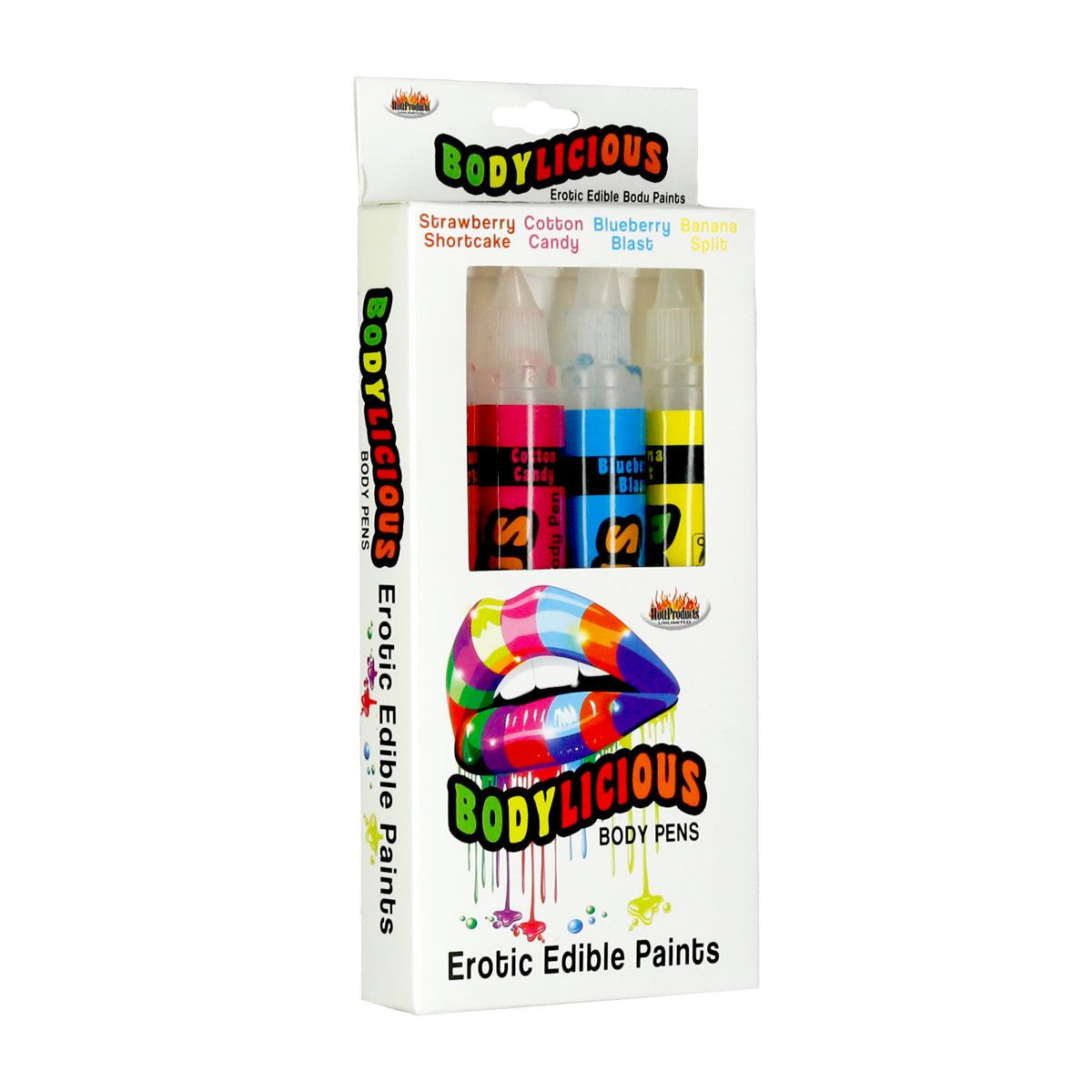 Hott Products - Bodylicious Erotic Edible Paint Body Pens – 4 Pack